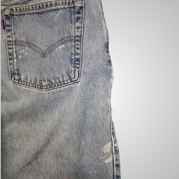 Vintage Levis 550 Relaxed Fit Tapered Leg Light Wash Jeans Womens 12 MIS M 30x30 - Picture 12 of 14